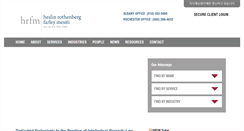 Desktop Screenshot of hrfmlaw.com